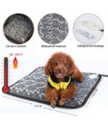 Pet Heating Pad for Cats Dogs Waterproof Electric Heating Mat Indoor Hea... - £36.33 GBP