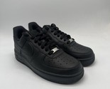 Nike Air Force 1 Low Triple Black Casual Shoes DD8959-001 Women&#39;s Size 8.5 - $109.95