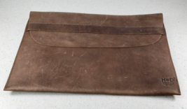 Hide And Drink Pouch 100% Full Grain Leather Bourbon Brown Leather Pouch - £137.79 GBP