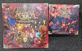 Arcadia Quest: Inferno &amp; Whole Lotta Lava CMON &amp; Spaghetti Western Games... - $752.10 MXN