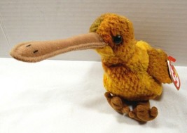 TY Beanie Baby original collection Beak Kiwi Bird 1998 P.E. Pellets Beanie - £77.62 GBP