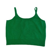 Old Navy Green Cozy Cropped Sweater Sleeveless Tank Top Womens Large NWT - £15.94 GBP