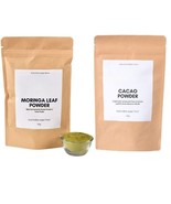 Non-Alkalized Cacao Powder | Moringa Leaf Powder | 150g | COMBO Pack of ... - €48,69 EUR