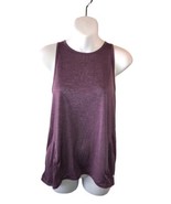 Lululemon Womens 4 Purple Fitness Yoga Tank Top Open Back Pre Owned - £16.77 GBP