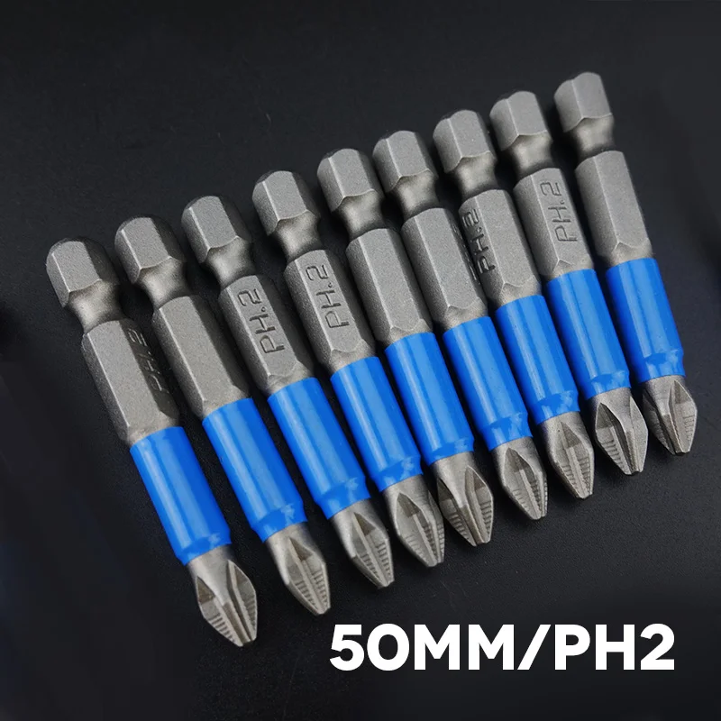 Free Shipping 10Pcs Gcr15 Phillips Bits Hex Shanked Anti Slip Screwdriver Bits M - $165.29