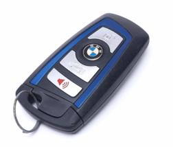 OEM BMW 2 3 4 5 SERIES X3 SMART KEY REMOTE FOB 4 BUTTONS - BLUE TRIM - $50.85