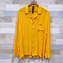 Savage x Fenty Embroidered Oversized Sleep Shirt Yellow Sleepwear Womens... - £23.70 GBP