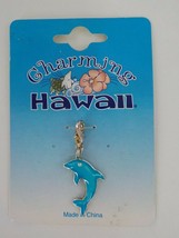 CHARMING HAWAII DOLPHIN CHARM ONLY 1 PIECE MULTI COLOR LOBSTER CLAW CLAS... - $1.99