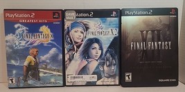Playstation 2 Final Fantasy lot  X.   X-2, and XII collector&#39;s edition Steelbook - £19.66 GBP