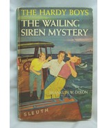 Vintage 1951 THE HARDY BOYS The Wailing Siren Mystery #30 Hardcover Book - $14.85
