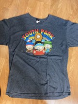 Vintage 2011 South Park Graphic Tee Gray Crew Neck Men’s Size Large - £14.20 GBP