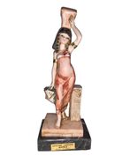 Fontanini Simonetti Egyptian Girl Figure #124 Made in Depose Italy 8” St... - $28.47