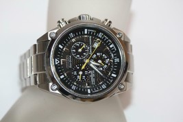 Citizen Eco-Drive E810 Stainless Steel Perpetual Calendar Chronograph Watch - £139.98 GBP