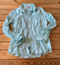 Faherty Men’s Linen Button up shirt size S Blue K1 - £31.54 GBP