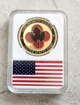 Us Army 43rd Infantry Division Challenge Coin With Case - £11.76 GBP