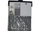 Lush Decor Night Sky 72x72in Modern Shower Curtain Black Grey Shimmer Se... - $27.99
