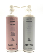 ACTiiv Recover Thickening Shampoo Treatment For Women &amp; Conditioner 16 oz Duo - £115.84 GBP