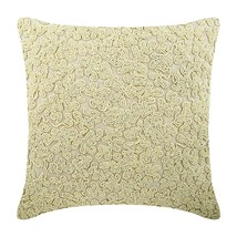 Ivory Throw Pillow Covers 16&quot;x16&quot; Cotton, Ivory Dreams - £53.58 GBP+