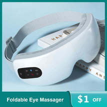 USB Recharged Foldable Smart Eye Massager Electric Eye Protector 4-speed Hot Com - £42.77 GBP