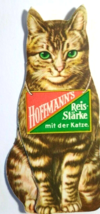 Hoffmann&#39;s Cat Starch 1930&#39;s Trade Card Diecut Standup Germany Green Eye... - $12.59