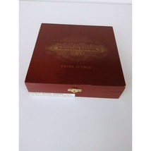 Sancho Panza Vtg Empty Dark Wood Cigar Box Extra Fuerte Honduras Cadiz C... - £11.43 GBP