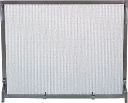 Wrought Iron Panel Screen, Natural Iron - $235.97