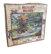 Heritage Puzzle FS Hidden Bears Mystery Treehouse Patty Bailey Sheets NI... - $13.71