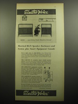 1957 Electro-Voice Advertisement - Sheraton Equipment Console - £14.48 GBP