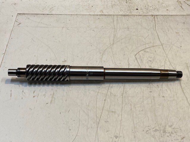 Worm Gear Winch Auger Shaft 0820-3420-060 | 11-1/2&quot; Long 28mm OD 13mm Th... - $99.99