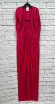 Vintage Donna Richard V Empire Waist Nightgown House Dress Magenta Pink ... - $39.55