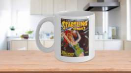 SciFi Pulp Fiction Pinup Startling Stories Coffee Mug - £12.75 GBP