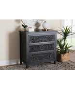 Lancashire Black 3-Drawer Storage Cabinet - €443,39 EUR