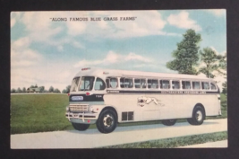 Southeastern Greyhound Bus Lines Through Dixie Linen UNP Postcard c1940s - £23.59 GBP
