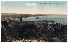 Postcard Weston Super Mare From Encampment Somerset England UK - £2.26 GBP