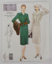 Rare Vogue Vintage Pattern #2198 Misses Top &amp; Skirt 1944 Design Sz 10 Uncut 1998 - £13.79 GBP