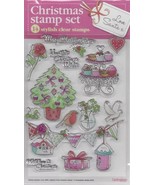 Christmas Stamp Set. 11x16cm. Stamping Cardmaking Scrapbooking Crafts - $12.72 CAD