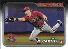 Jake McCarthy 2024 Topps #482 Arizona Diamondbacks Baseball Card - £0.48 GBP