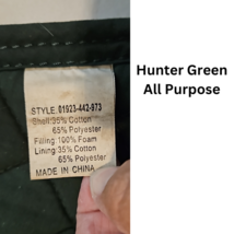 Hunter Green All Purpose English Riding Saddle Pad USED image 6