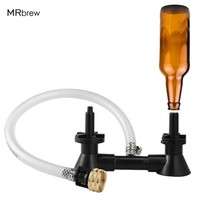 Double Blast Bottle Carboy Washer Wine Rinser Homebrew Beer &amp; Wine Cleaning - $36.22