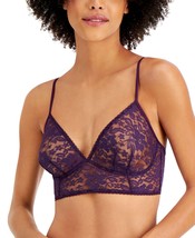 allbrand365 designer Womens Intimate Lace Bralette,Purple Dynasty,Medium - $26.24