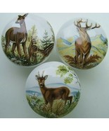 Cabinet Knobs Whitetail Deer Elk White Tail  Game animals (3) Wildlife - $259.63 MXN