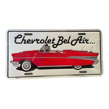 1957 Chevrolet Bel Air Booster Dealership License Plate 57 Chevy Convertible - £30.76 GBP