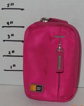 Case Logic Digital Camera Case Pink Protective Padded Lined 4&quot; x 2.5&quot; - $9.85