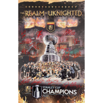 Vegas Golden Knights Team Signed 11x17 Game Day Poster #D/12 Photo Stanley Cup - £1,698.59 GBP