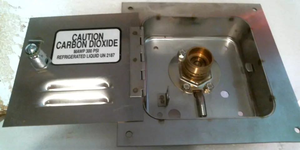 NOS New Surplus Commercial Industrial CO2 Connection Lock Box For Outbui... - $60.00