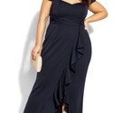 City Chic Dress Hypnotize Women&#39;s XL 22 Dark Navy New With Tags - $79.18