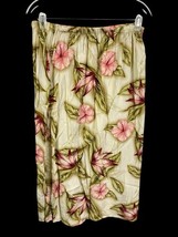 Hilo Hattie Maxi Skirt Size XL Vintage Tropical Floral Pull On Vacation ... - $948.58 MXN