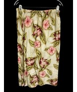 Hilo Hattie Maxi Skirt Size XL Vintage Tropical Floral Pull On Vacation ... - $68.15 CAD