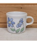 Vintage McCoy 286 USA 4 oz Mug Blue Flower Design HGS2B - $19.99