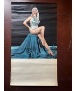 Vintage Mexican Wall Calendar Sexy Blonde Girl From 1960´s - €32,47 EUR